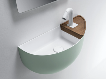 BOWLLINO - Wall-mounted Ceramilux® handrinse basin by FALPER - view 2