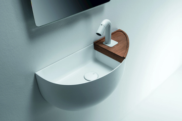 BOWLLINO - Wall-mounted Ceramilux® handrinse basin by FALPER - view 3