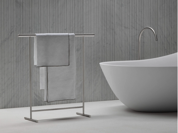 CILINDRO - Standing stainless steel towel rack by FALPER - view 2