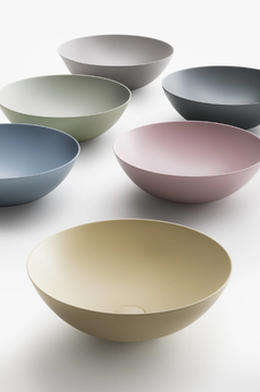 CIOTOLA 43 - Countertop round Ceramilux® washbasin by FALPER - view 3