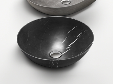CIOTOLA 43 - Countertop round marble washbasin by FALPER - view 2