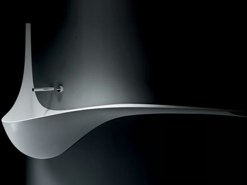 WING - Cristalplant® Biobased washbasin by FALPER - view 2