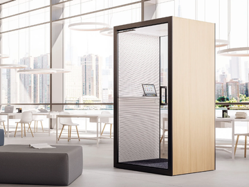 ACOUSTIC ROOM MINI - Acoustic phone booth with built-in lights by FANTONI - view 2