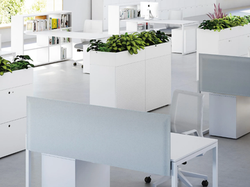 FRAMEWORK 2.0 - Low rectangular plastic plant pot by FANTONI - view 3