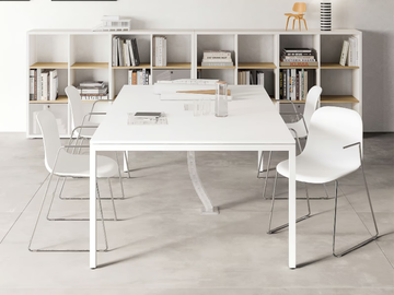 FRAMEWORK 2.0 - Rectangular meeting table by FANTONI - view 3