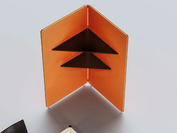 HUB - Sound absorbing freestanding modular fabric office screen by FANTONI - view 2