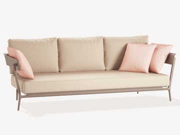 AIKANA - 3 seater sofa by FAST - view 2
