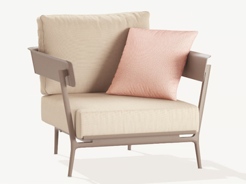 AIKANA - Upholstered armchair by FAST - view 2