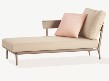 AIKANA - Upholstered fabric Garden daybed by FAST - view 2