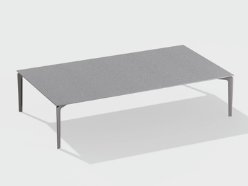 ALLSIZE - Low aluminium garden side table by FAST - view 2