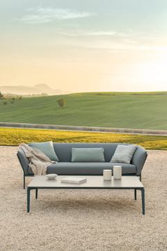 ALLSIZE - Low aluminium garden side table by FAST - view 3