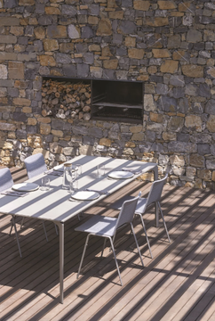 ALLSIZE - Square porcelain stoneware garden table by FAST - view 3
