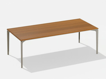ALLSIZE - Garden table in aluminum and wood by FAST - view 2