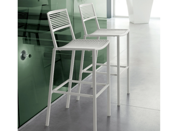 EASY - Aluminium stool with footrest by FAST - view 3