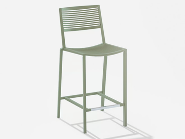 EASY - Aluminium stool with footrest by FAST - view 2
