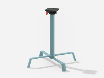 ELICA - Folding aluminium table base with 4-spoke base by FAST - view 2