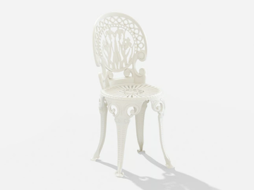 NARCISI - Aluminium garden chair by FAST - view 2