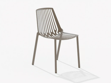 RION - Stackable aluminium garden chair by FAST - view 2