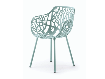 FOREST - Garden chair with armrests by FAST - view 2