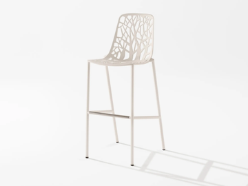 FOREST - High aluminium stool by FAST - view 2