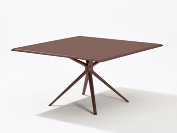 MOAI - Square aluminium garden table by FAST - view 2