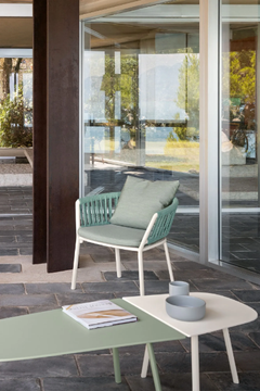 MOSAIKO - Modular aluminium garden side table by FAST - view 3