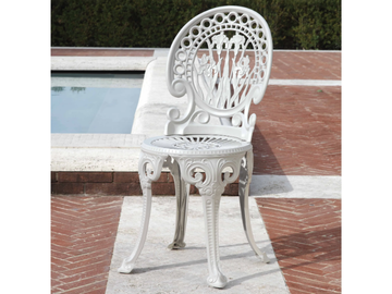 NARCISI - Aluminium garden chair by FAST - view 3