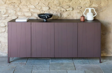 NINFEA - Painted aluminium sideboard by FAST - view 3