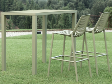 RION - High garden stool with footrest by FAST - view 3