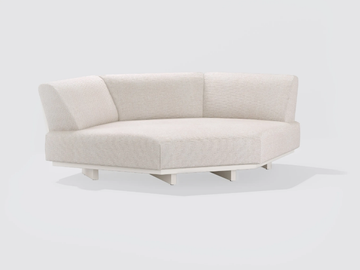 SOLARIS - Sectional fabric garden sofa by FAST - view 3