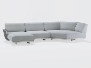 SOLARIS - Sectional fabric garden sofa by FAST - view 2