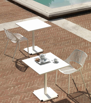 TONIK - Square aluminium table top by FAST - view 3