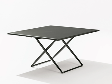 ZEBRA - Square height-adjustable garden table by FAST - view 2
