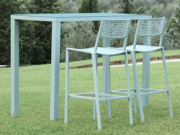 EASY - Rectangular aluminium high table by FAST - view 3