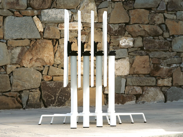 ELICA - Folding aluminium table base with 4-spoke base by FAST - view 3