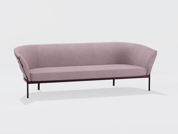 RIA SOFT - 3 seater fabric garden sofa by FAST - view 2