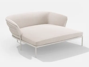 RIA SOFT - Daybed in painted aluminium with removable cushions and covers by FAST - view 2