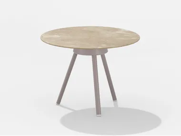ZEBRA - Coffee table in painted aluminium with top in porcelain stoneware by FAST - view 2