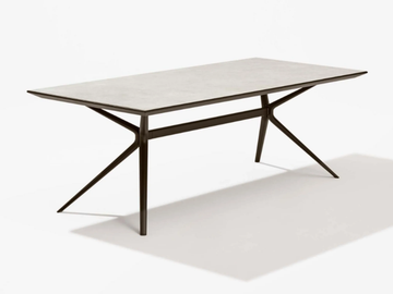 MOAI - Rectangular porcelain stoneware garden table by FAST - view 2