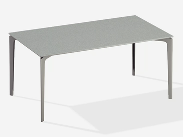 ALLSIZE - Rectangular aluminium garden table by FAST - view 2