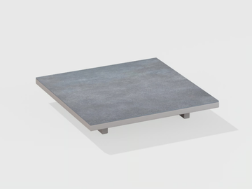 SOLARIS - Square low garden side table by FAST - view 2