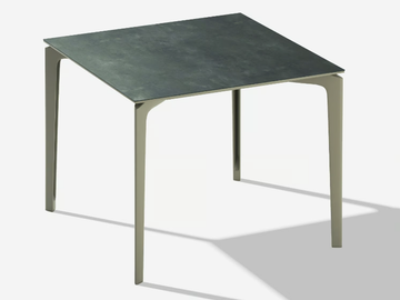 ALLSIZE - Square porcelain stoneware garden table by FAST - view 2