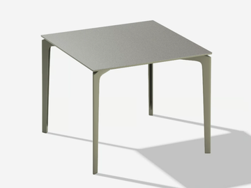 ALLSIZE - Square aluminium garden table by FAST - view 2
