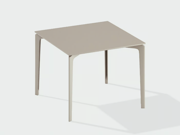 ALLSIZE - Square aluminium garden table by FAST - view 3
