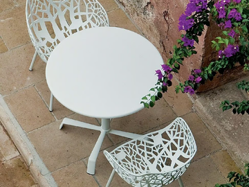 TONIK - Round aluminium table top by FAST - view 3