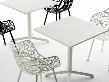 TONIK - Square aluminium table top by FAST - view 2