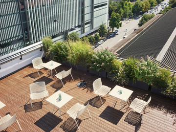 ZEBRA - Square garden table by FAST - view 3