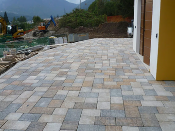 BORGO SABBIA - Cement outdoor floor tiles with stone effect by FAVARO1 - view 2