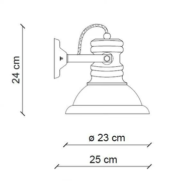 INDUSTRIAL - Adjustable ceramic wall light by FERROLUCE - view 3