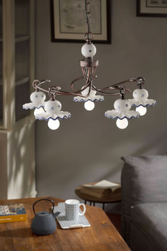 ROMA - Classic style ceramic chandelier by FERROLUCE - view 3